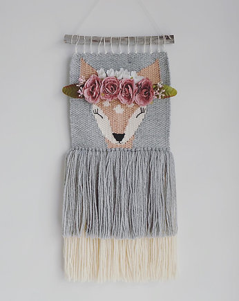 Makatka  Makrama Sarenka, wool and stick