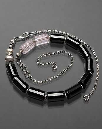 Black and lavender - naszyjnik, Katia i krokodyl