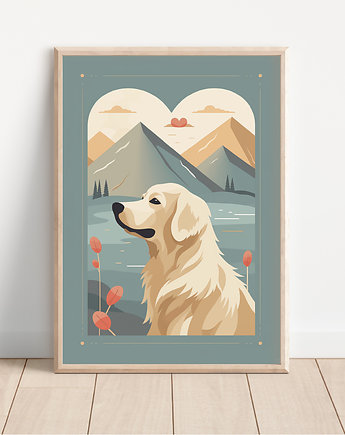 Plakat golden retriever, Whatever the timezone