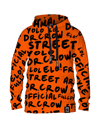 Damska Bluza z kapturem DR.CROW Dr Crow Orange, DrCrow