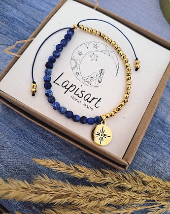 Bransoletka z sodalitem, lapisart