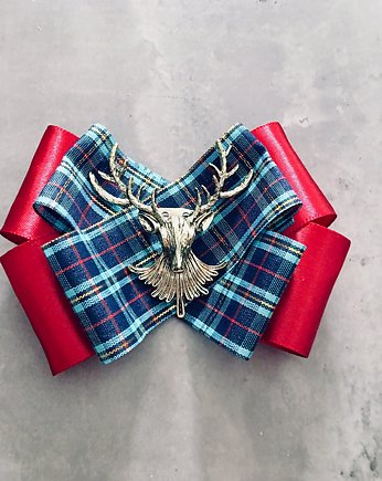 Brosza z  dekoracyjnym Jeleniem  NEW, Pudrowy Różowy