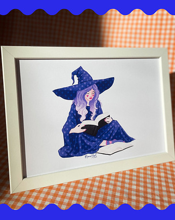 Witch // wydruk ilustracji, Mona Loves Art