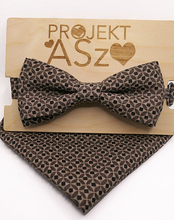 Muszka Brązowa  z Poszetką Czarne Oczka, Projekt ASz