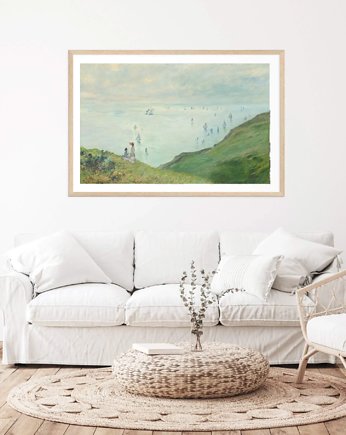 PLAKAT Claude Monet, morski krajobraz, black dot studio