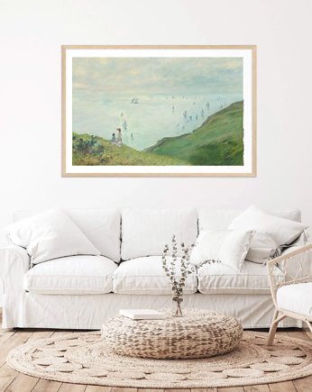 PLAKAT Claude Monet, morski krajobraz, black dot studio