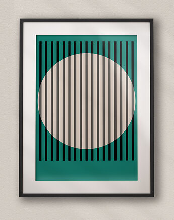 Minimalistyczny plakat - Bauhaus #4 - Do salonu, sypialni, biura, DAPIDOKA