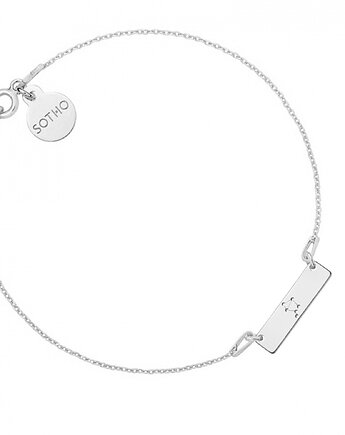 Srebrna bransoletka z konstelacją Wagi, SOTHO