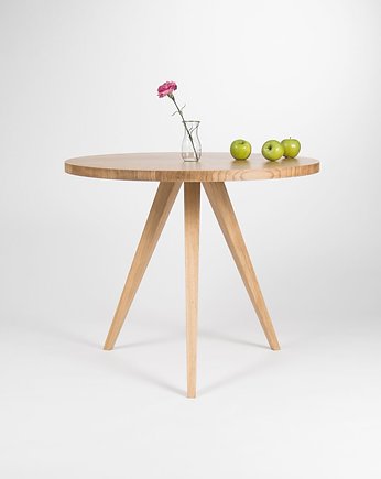 Okrągły stół dębowy w stylu skandynawskim, Mo Woodwork
