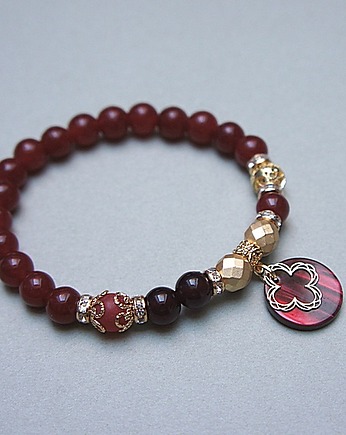 Kolekcja Rich - Marsala glamour - bransoletka