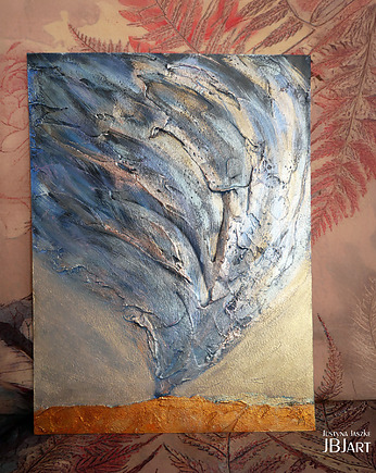 Coś nadchodzi obraz akrylowy, JBJart Justyna Jaszke