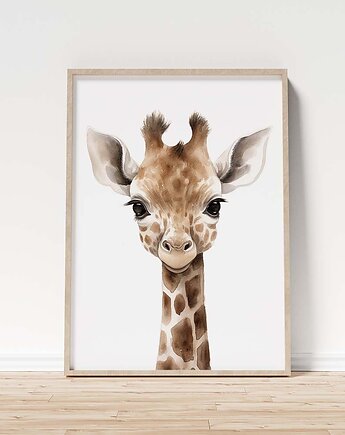 Żyrafa plakat do pokoju dziecka, PAKOWANIE PREZENTÓW - Jak zapakować prez