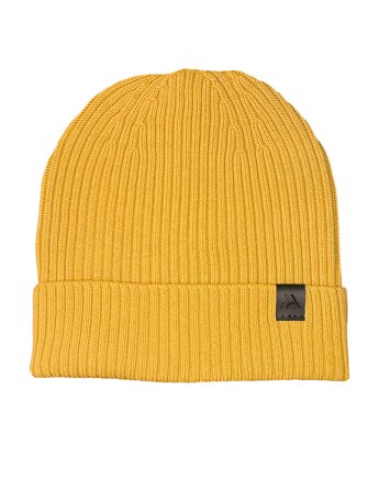 Prążkowana czapka z bawełny - Żółta, Takapara