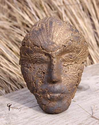 Maska stojąca - Markiza złoty brąz, w inspiracji