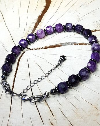 Bransoletka ametyst  bs19, JanArt