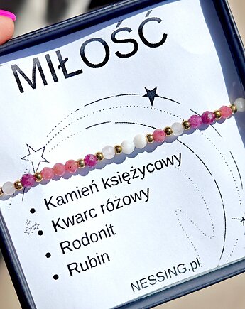 Bransoletka NA MIŁOŚĆ, NESSING handmade