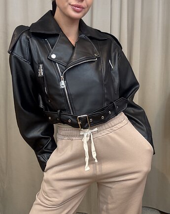 Kurtka ramoneska BLACK, SOLO moda