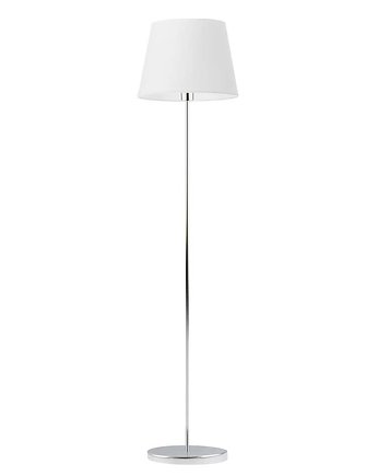 Minimalistyczna lampa podłogowa do salonu VASTO z tkaninowym abażurem, LYSNE