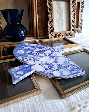 Ceramiczna ptak podstawka dekoracja ścienna, Wooden Love