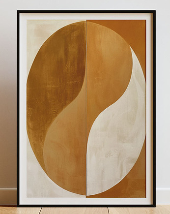 Plakat - Abstract beige shapes 2, Harry Monkey
