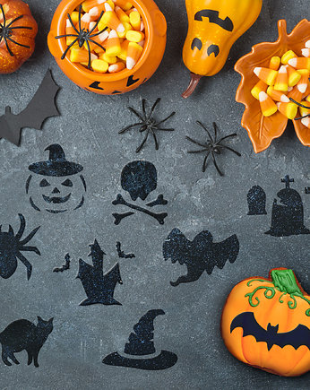 Szablony do dekoracji ciasteczek Halloween #2, Szablony Nakleo