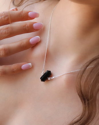 Naszyjnik onyks- srebro 925, Coccola JEWELLERY