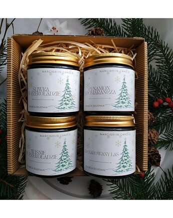 Zestaw świątecznych świec sojowych, Narcissus Candle