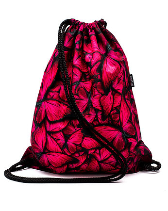 Worek Plecak Wodoodporny DR.CROW Butterfly Pink, DrCrow