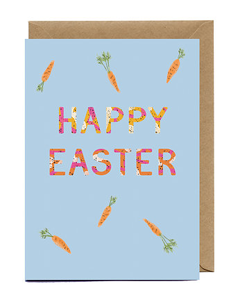 Kartka wielkanocna Marchewki, JuliArt