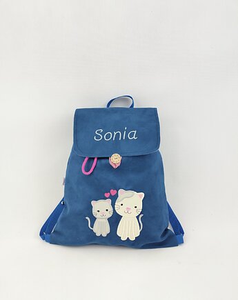 Plecak z kotkami, plecak z imieniem, Enitka Sweet Baby Room