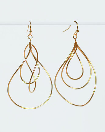 Kolczyki pozłacane Dance Dance Dance, Mitsu