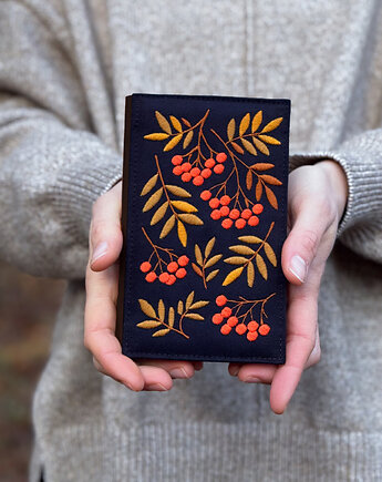 Haftowany portfel - jarzębina, PanFelicjan