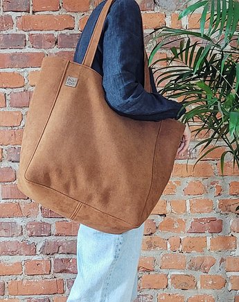 Lazy bag Bukka ruda wodoodporna oversize, OKAZJE - Prezent na 60 urodziny