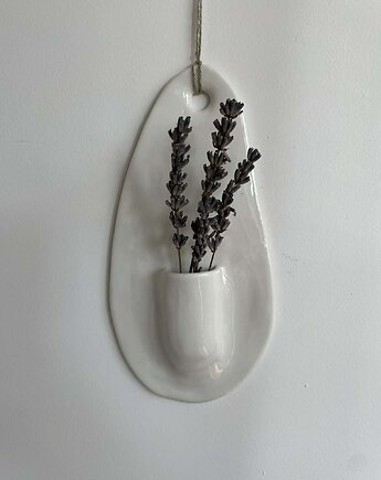 Wazon naścienny, grzelka ceramika