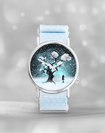 Star Girl Winter tree  - zegarek + opakowanie, Ewa Saj Fotografie