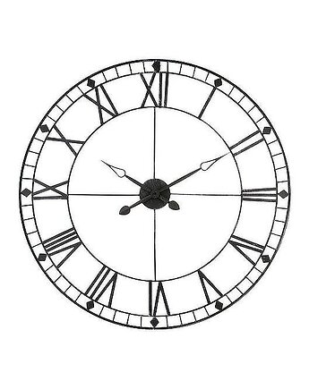 Zegar Ścienny z Rzymskimi Cyframi Szary, MIA home