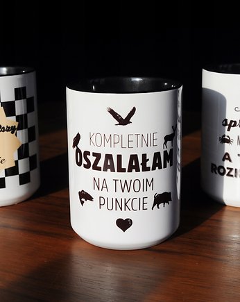 Kompletnie oszalałam .., kubek na walentynki, Sowia Aleja
