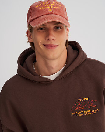 Sprana czapka z daszkiem VINTAGE pomarańczowa, HARP TEAM