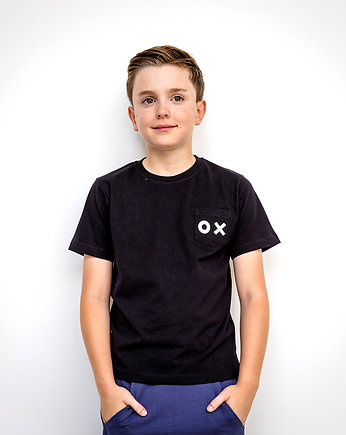 Black Basic Pocket Tshirt - BLACK, OSOBY - Prezent dla 10 latki