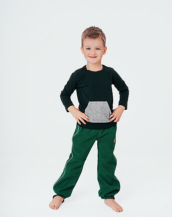 Spodnie softshell  dziecięce Leśny Zuch, Miapka Design