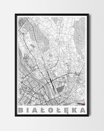 Plakat Białołęka - CityArtPosters, CityArtPosters