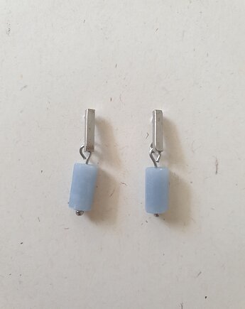 Kolczyki PATYCZKI walce angelit, modesign