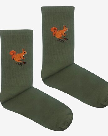 Skarpetki Sportowe Wiewiórka, LOVE POLAND DESIGN