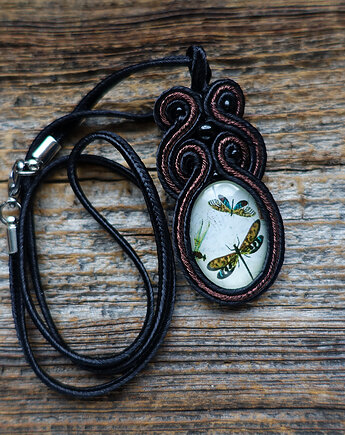 Wisiorek z ważką, Mró Soutache