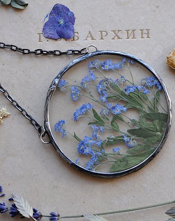 Okrągły dekor Niezapominajki, MARIAELA