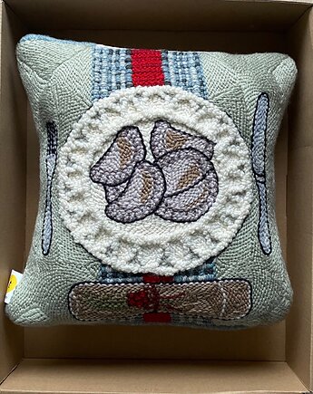 Poduszka Pierogi, TakieTam dekoracje z wełny