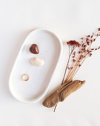 Podstawka na biżuterię / świece - owalna (rozmiar L), Mada Ceramics