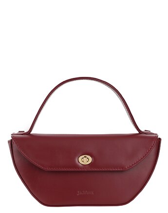 Torebka skórzana MIA - BURGUND, JO MAXX