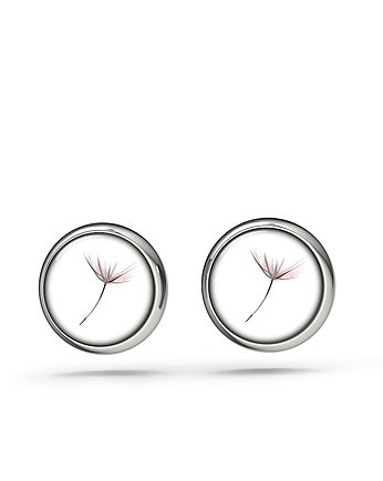 Kolczyki sztyfty - Dmuchawiec - mini, yenoo