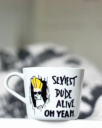 Kubek SEXIEST DUDE ALIVE - JOHNNY BRAVO, Jędrki